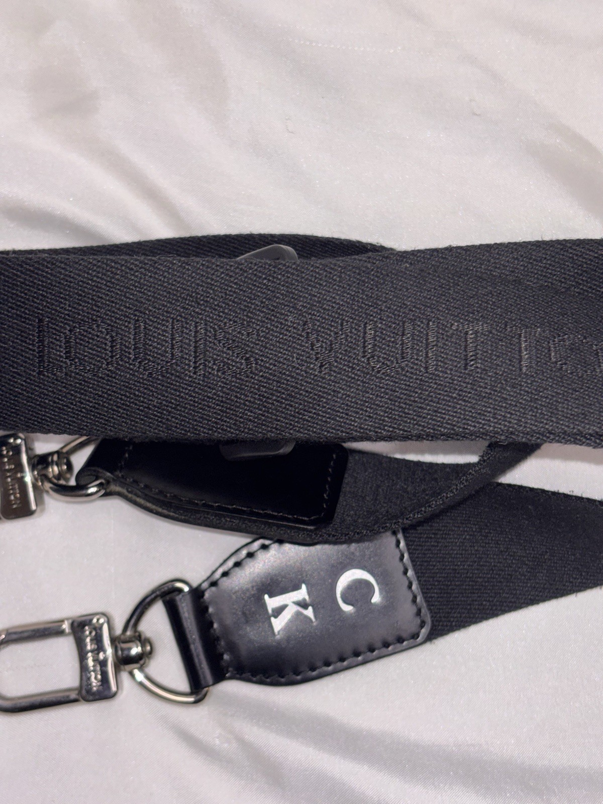 Louis Vuitton Tadao Tote PM Black Leather Damier Graphite