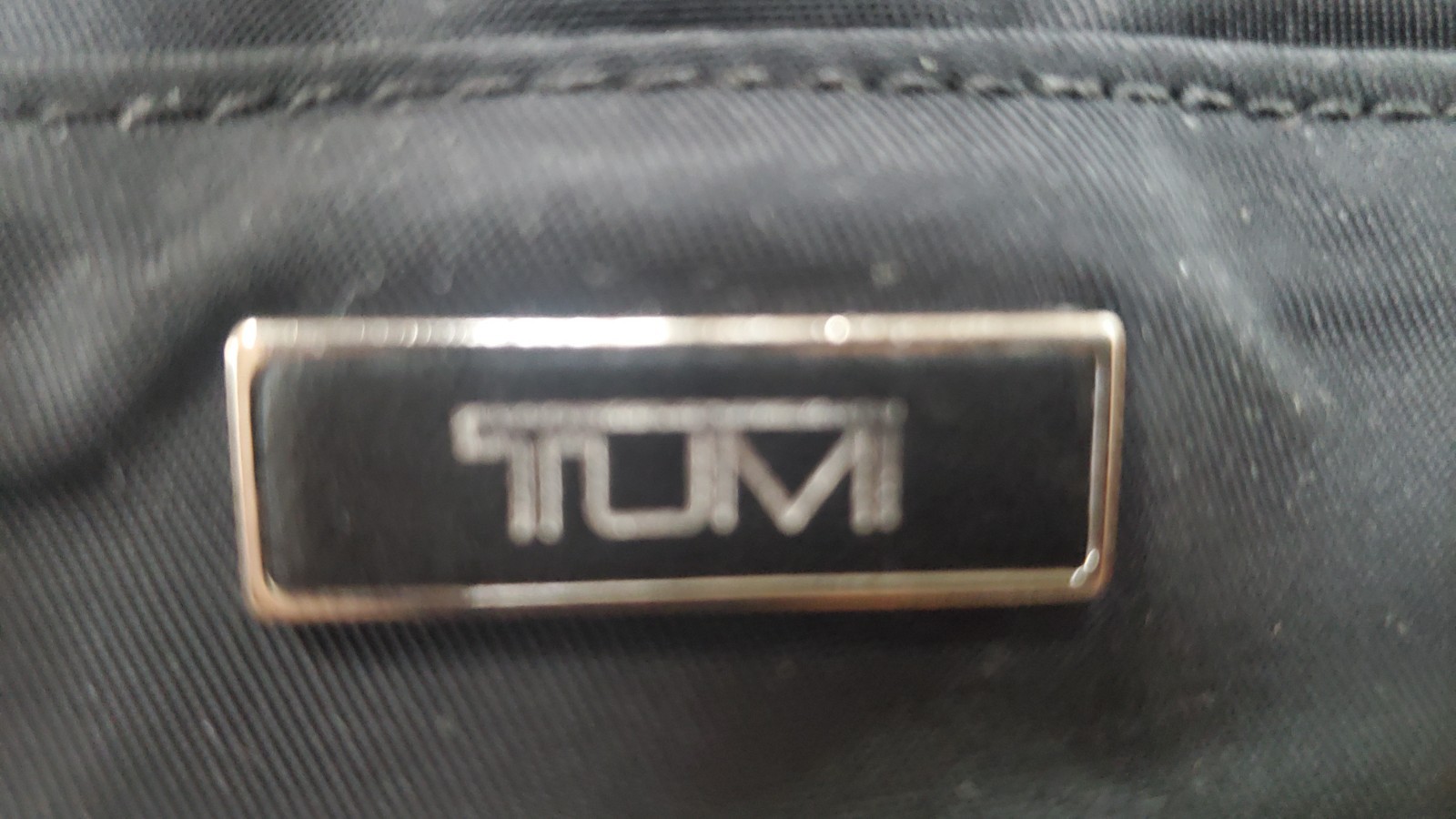 TUMI Backpack. Black. Nylon. Travel Daypack 16″× 11.5″x 5.5″