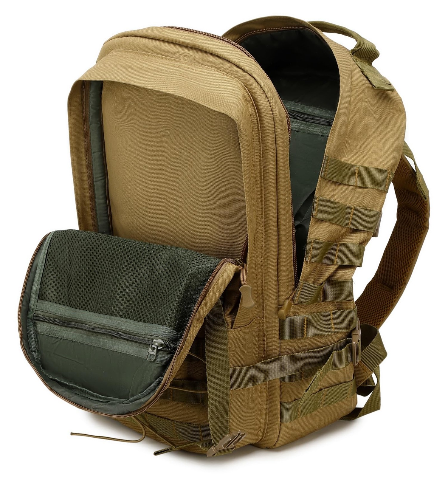 35L tactical assault backpack, military backpacks,heavy duty zipper，outdoor c…
