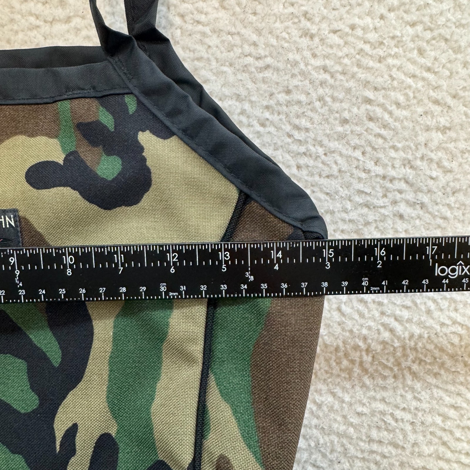Tom Bin Small Zip Top Shop Bag Beaver Camo Cordura