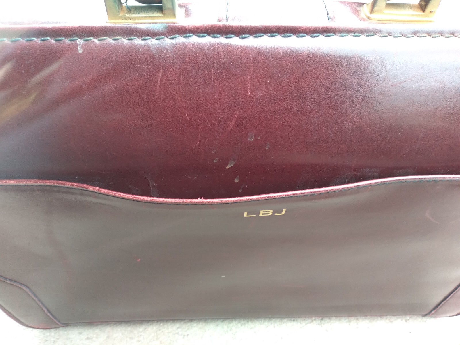 Vintage Schlesinger Work Bag Briefcase Combo Lock