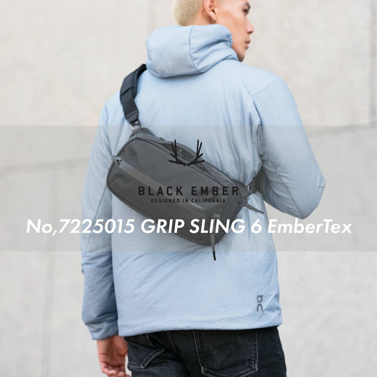 BLACK EMBER GRIP SLING EmberTex SHOULDER BAG Black