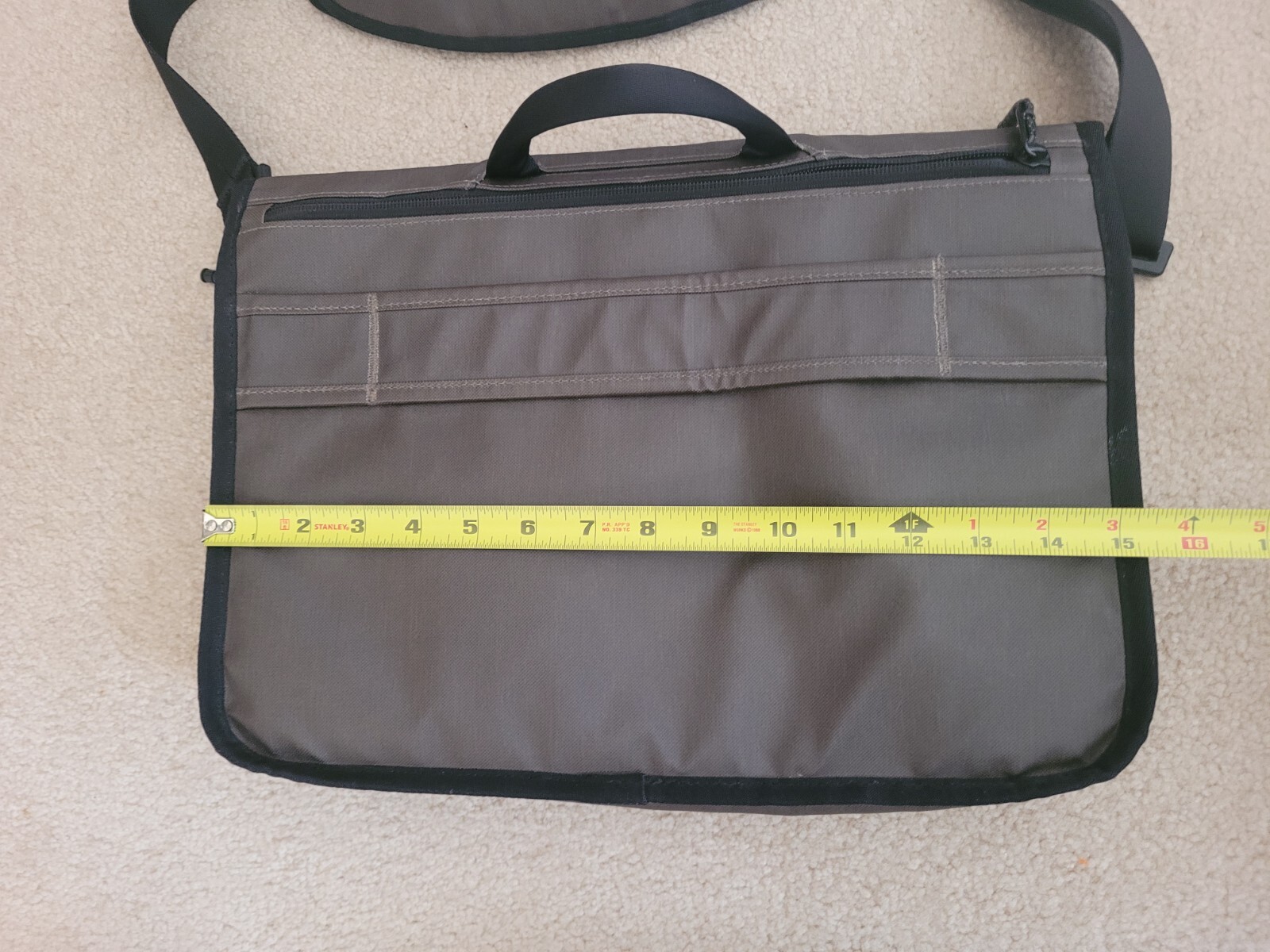 Timbuk2 Transit Briefcase/bag, dark Olive green 15x11x2