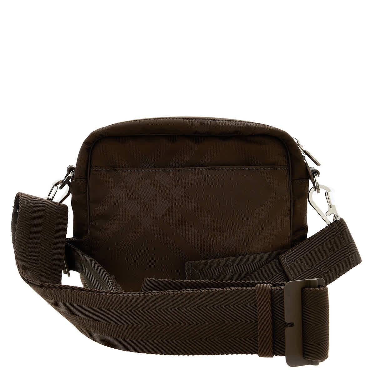 Burberry Checked Jacquard Zipped Shoulder Bag 8092199