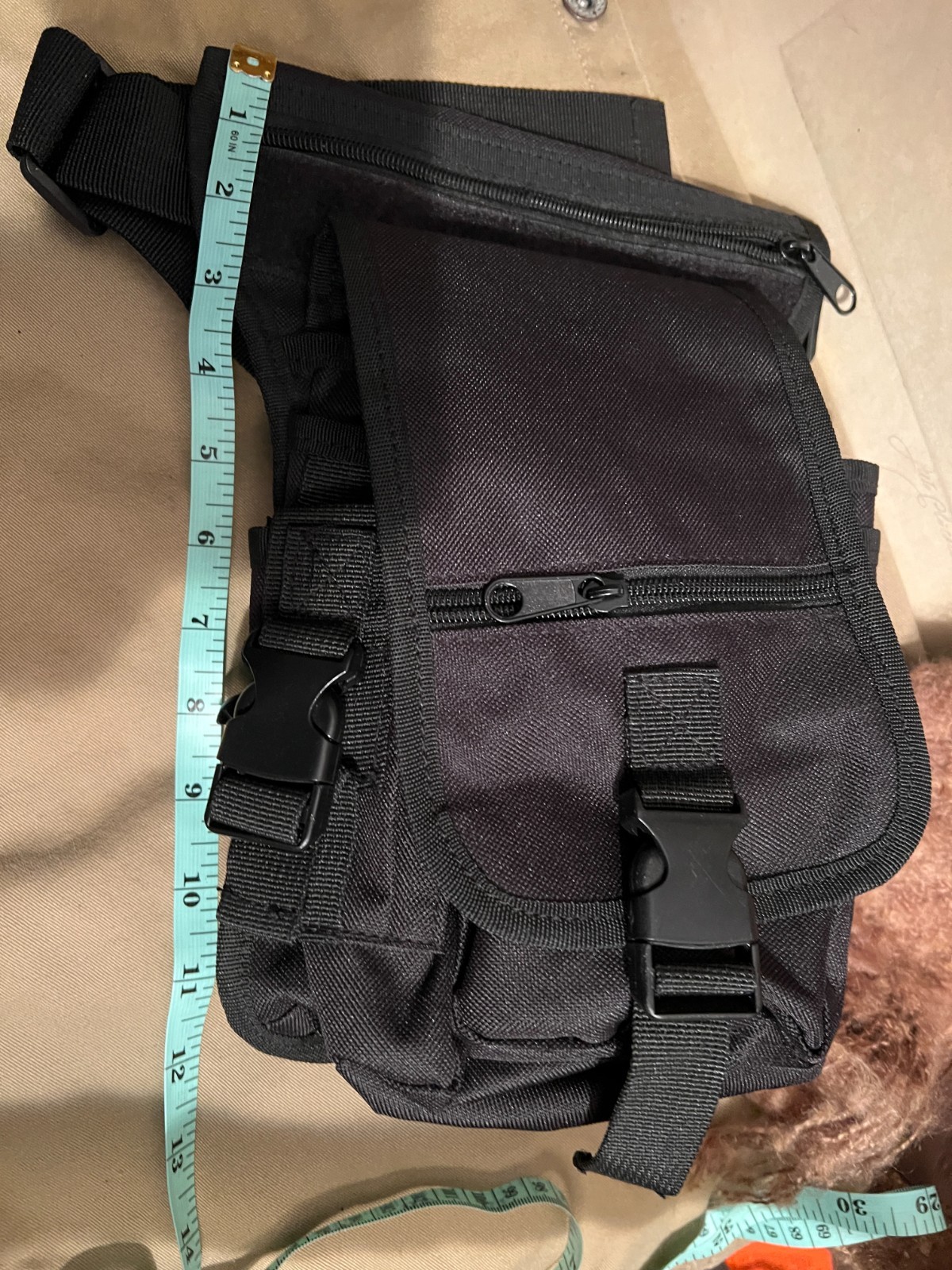 Motorcycle Thigh Bag Utility Multi-Purpose Pouch No Brand NWOT