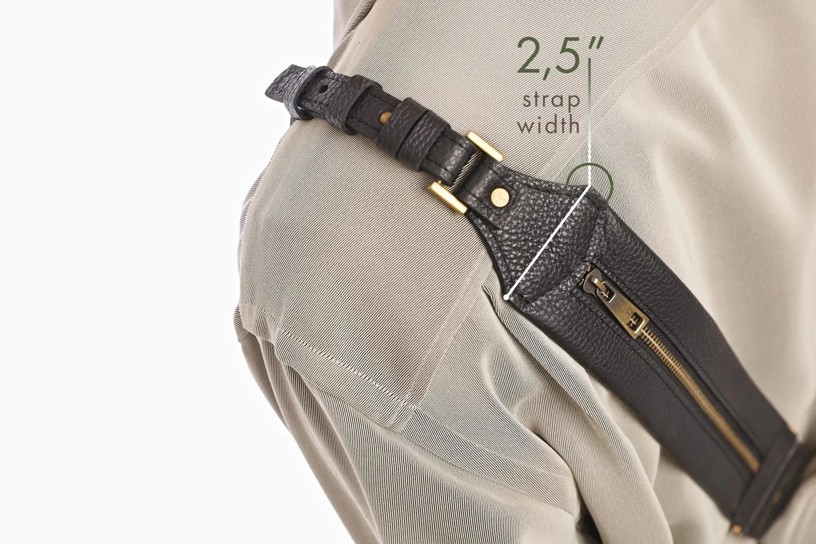 Leather Bandolier Phone Pouch for Men, Convertible Crossbody Phone Bag