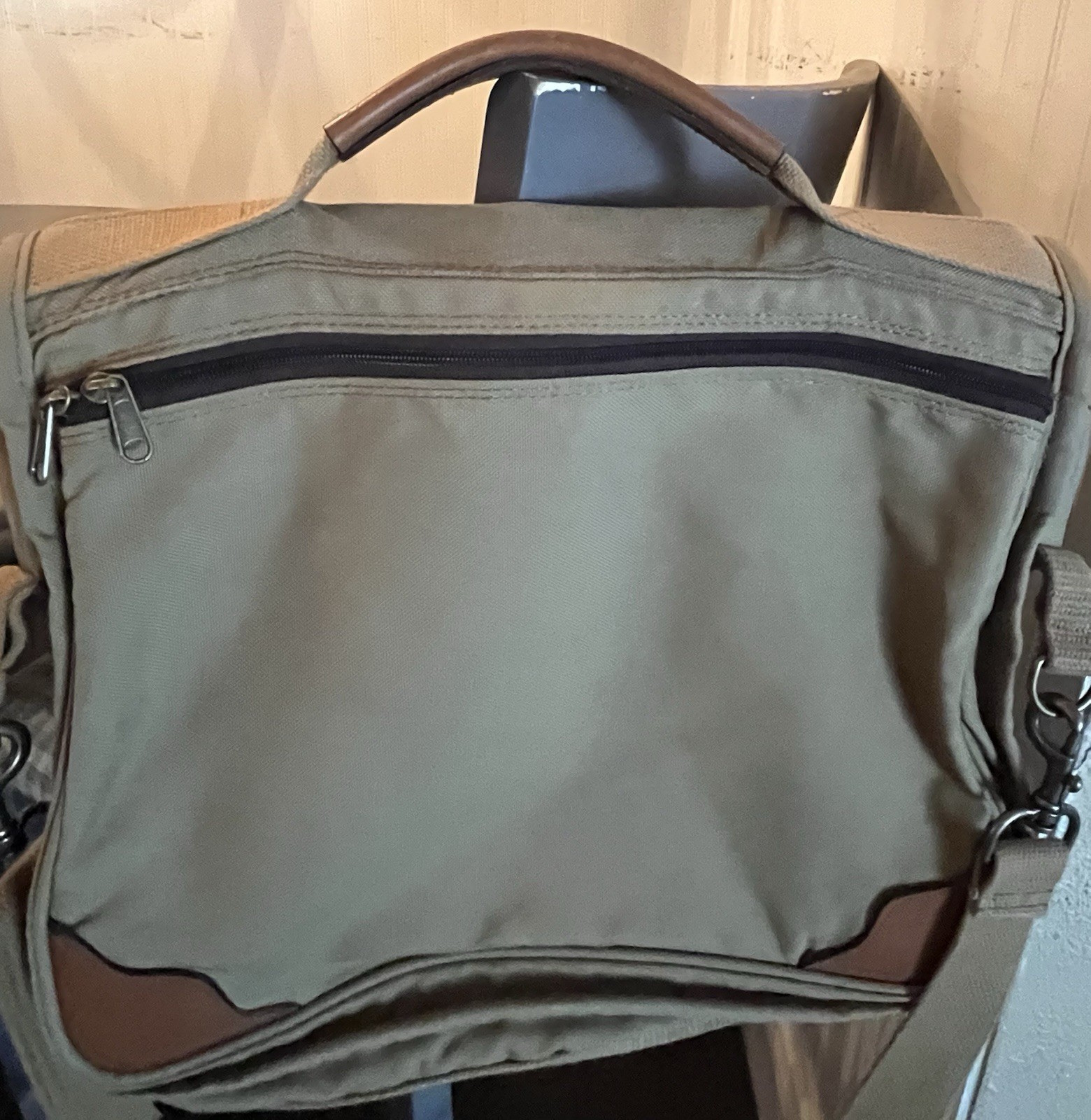 Vtg Rocky Mountain Elk Foundation RMEF Canvas Satchel Shoulder Bag Elk Camp 2004