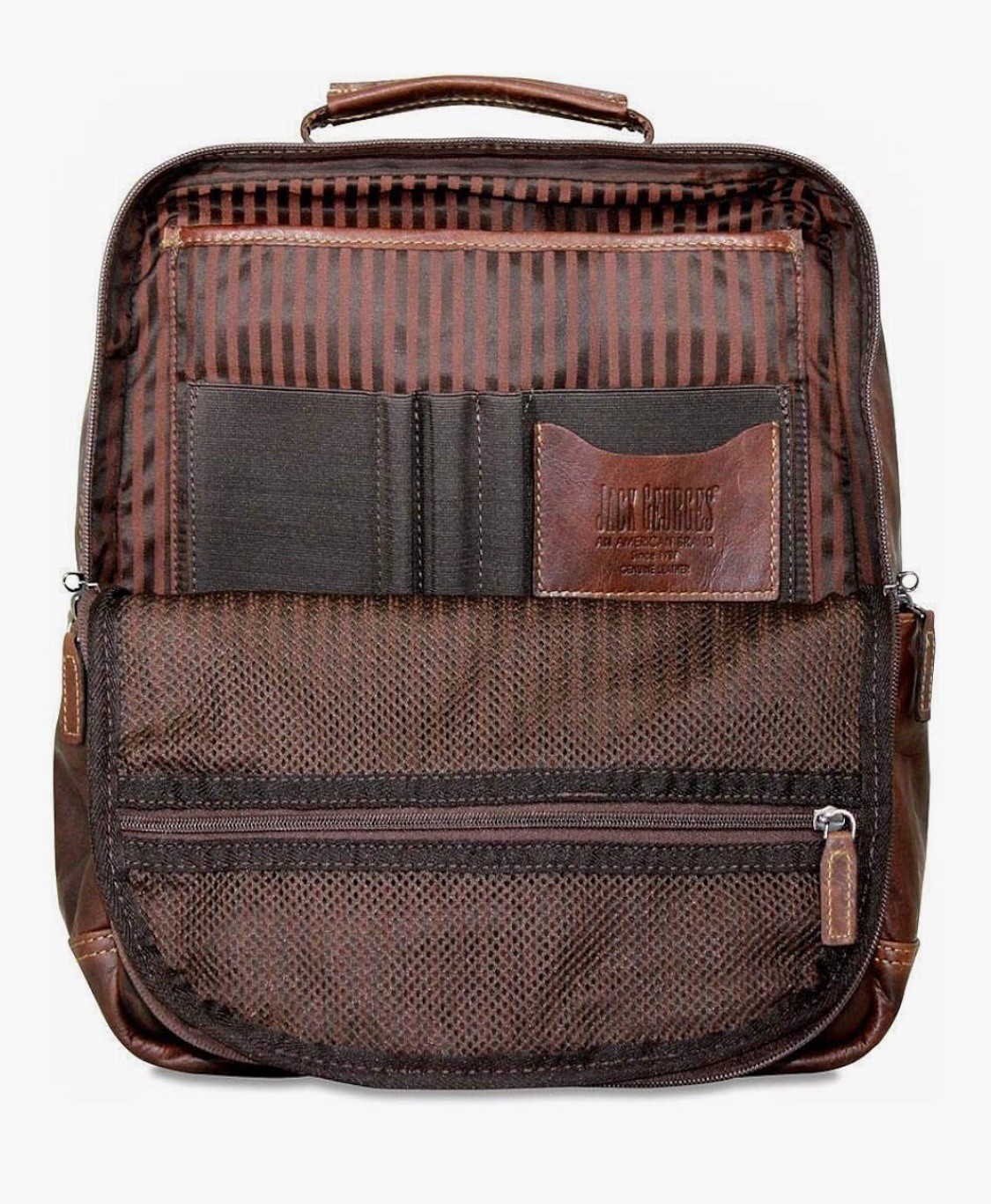 Jack Georges Voyager Collection Backpack Convertible Straps Laptop Carry-on Bag