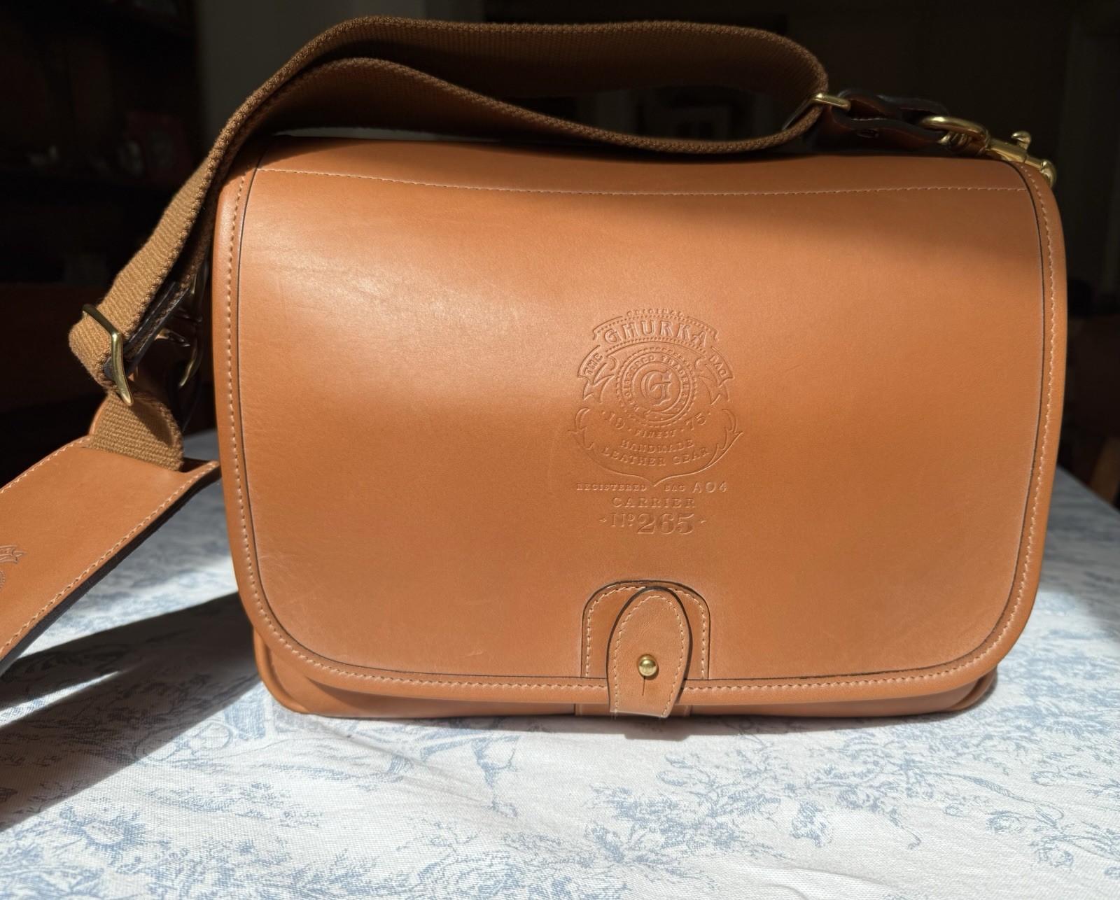 Ghurka Carrier Bag Chestnut