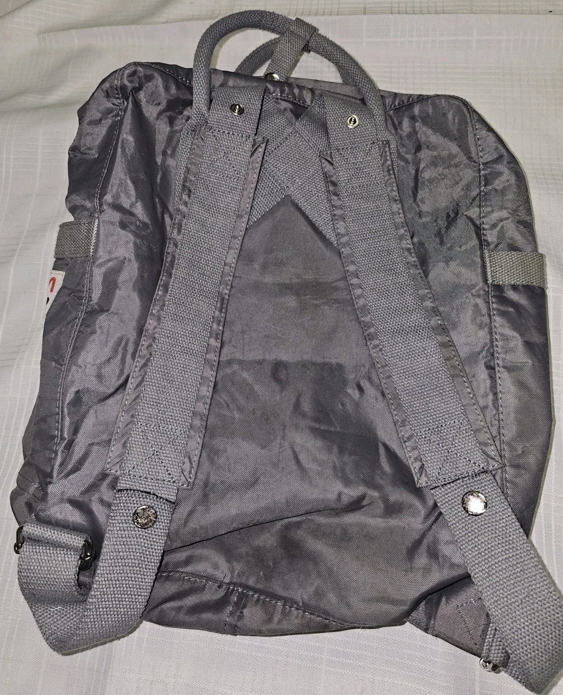 Red Canoe NASA Backpack Gray With Nasa Patches 16″