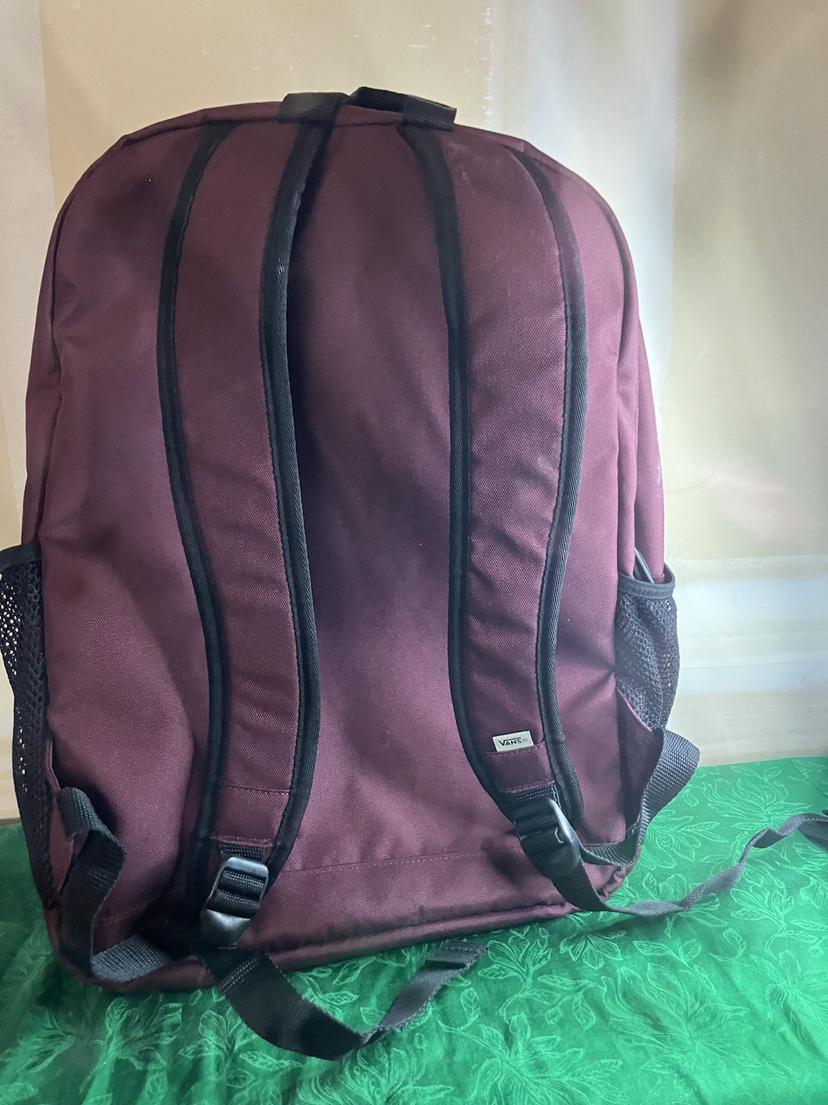 Vans Holden Backpack Port Royale Full Size 19” Bag Maroon Burgundy