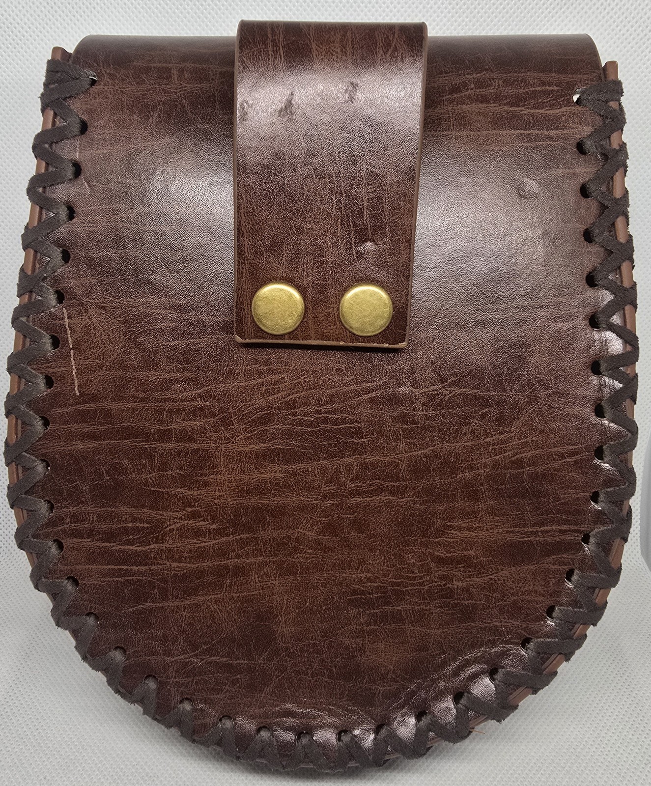Medieval Costume Renaissance Viking Wolf Knight Pirate PULeather Pocket Belt Bag