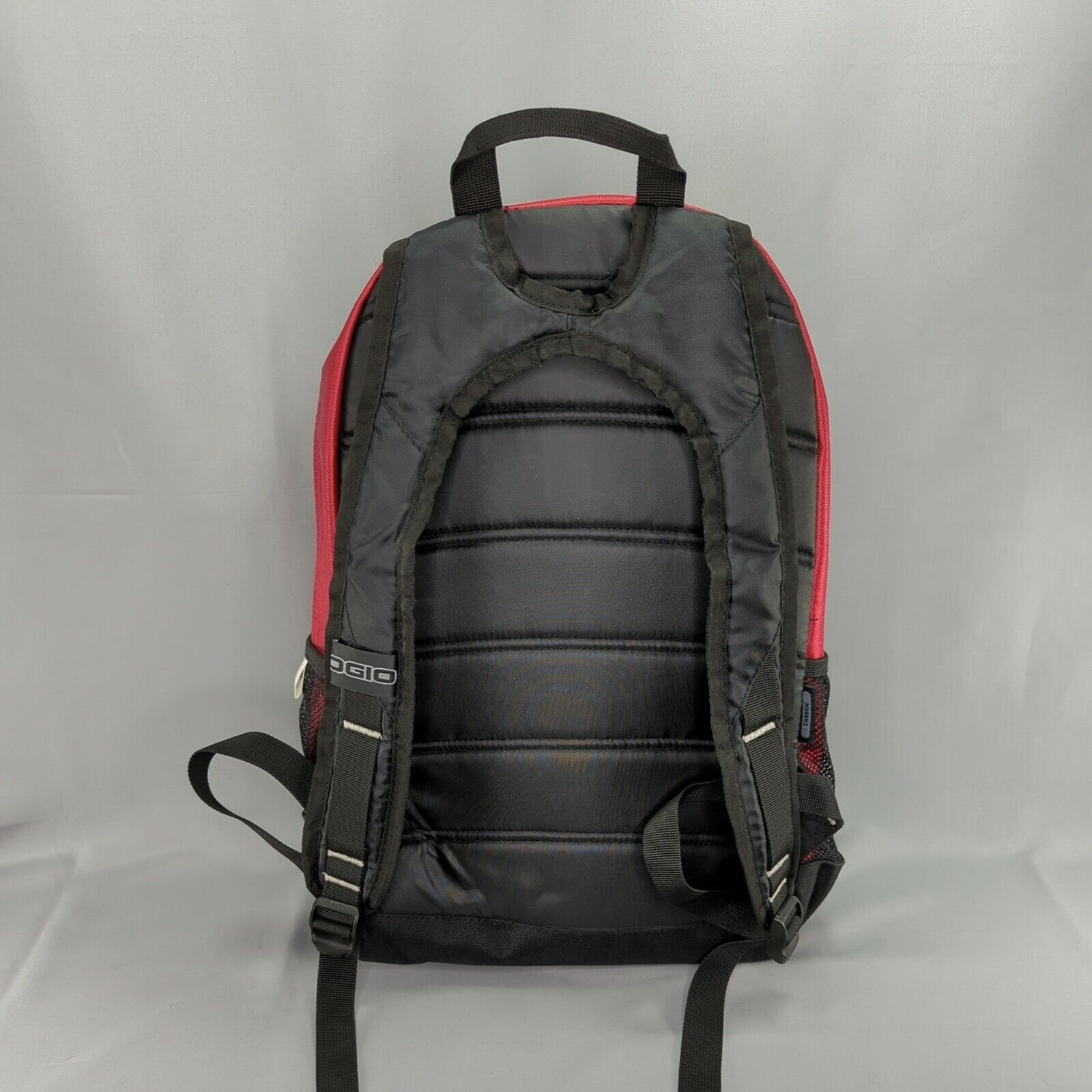 OGIO Backpack with Audio Port & Pocket Built In Red Black Centralia College Trio