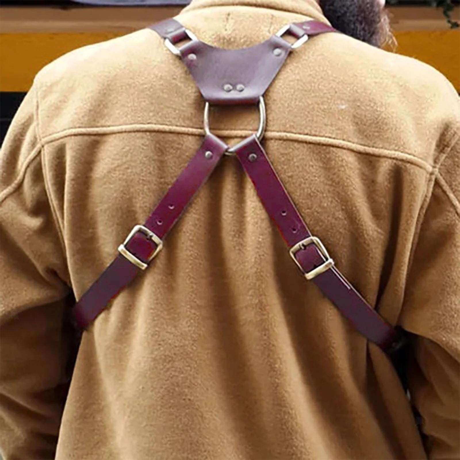 Steampunk Shoulder Harness Bag Underarm Strap Shoulder Bag for Costume Accessory