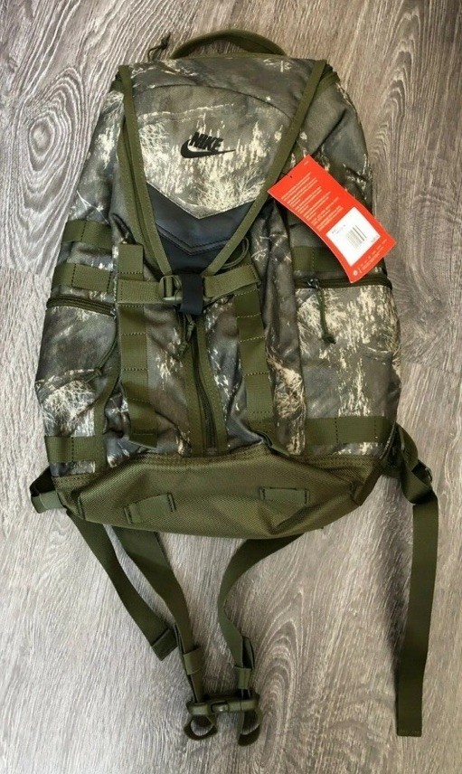 Nike SFS Recruit Printed Training Backpack Realtree Green Camo $125 BA6377-395