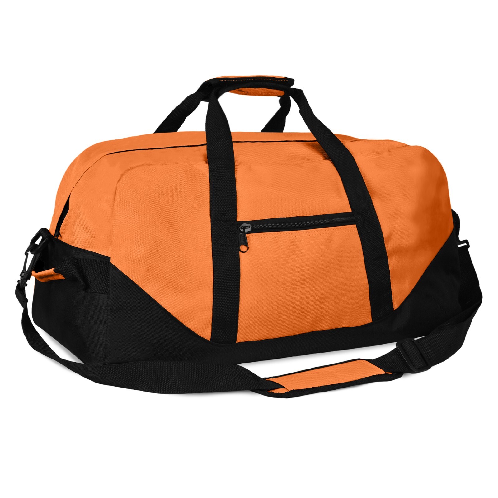 DALIX 21″ Sling Duffle Duffel Ditty Bag Sports Gym Bag Travel Orange