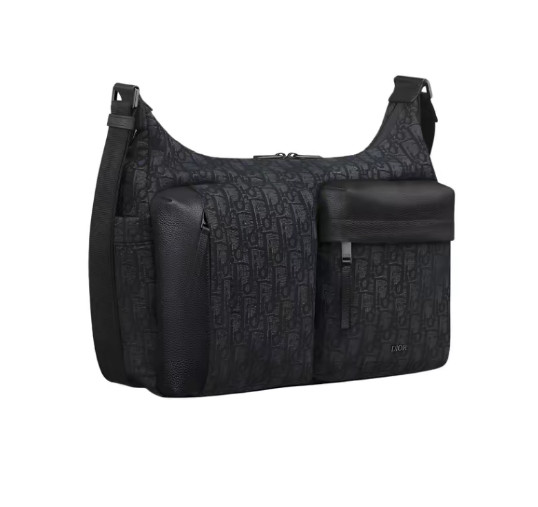 DIOR Rider Soft Single Shoulder Bag Medium Men’s Black 14.2*5.1*11.0 in