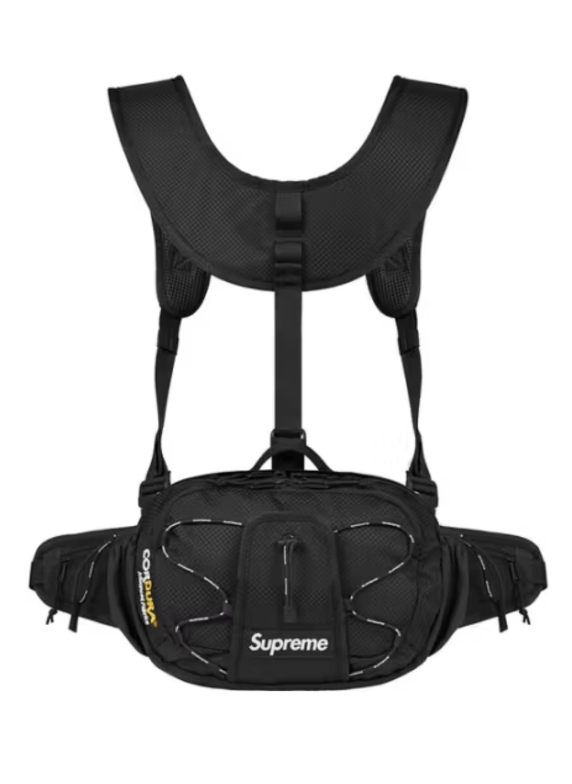 SUPREME x CORDURA- NWT 2022 Black Harness Waist Bag