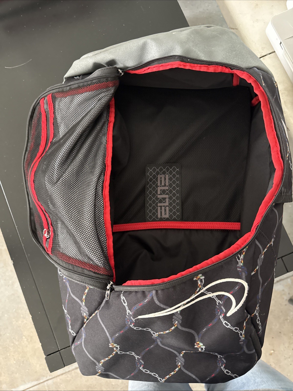 Nike Hoops Elite Pro Backpack | DQ5178-010 (chain/caged print) | Rare & Limited