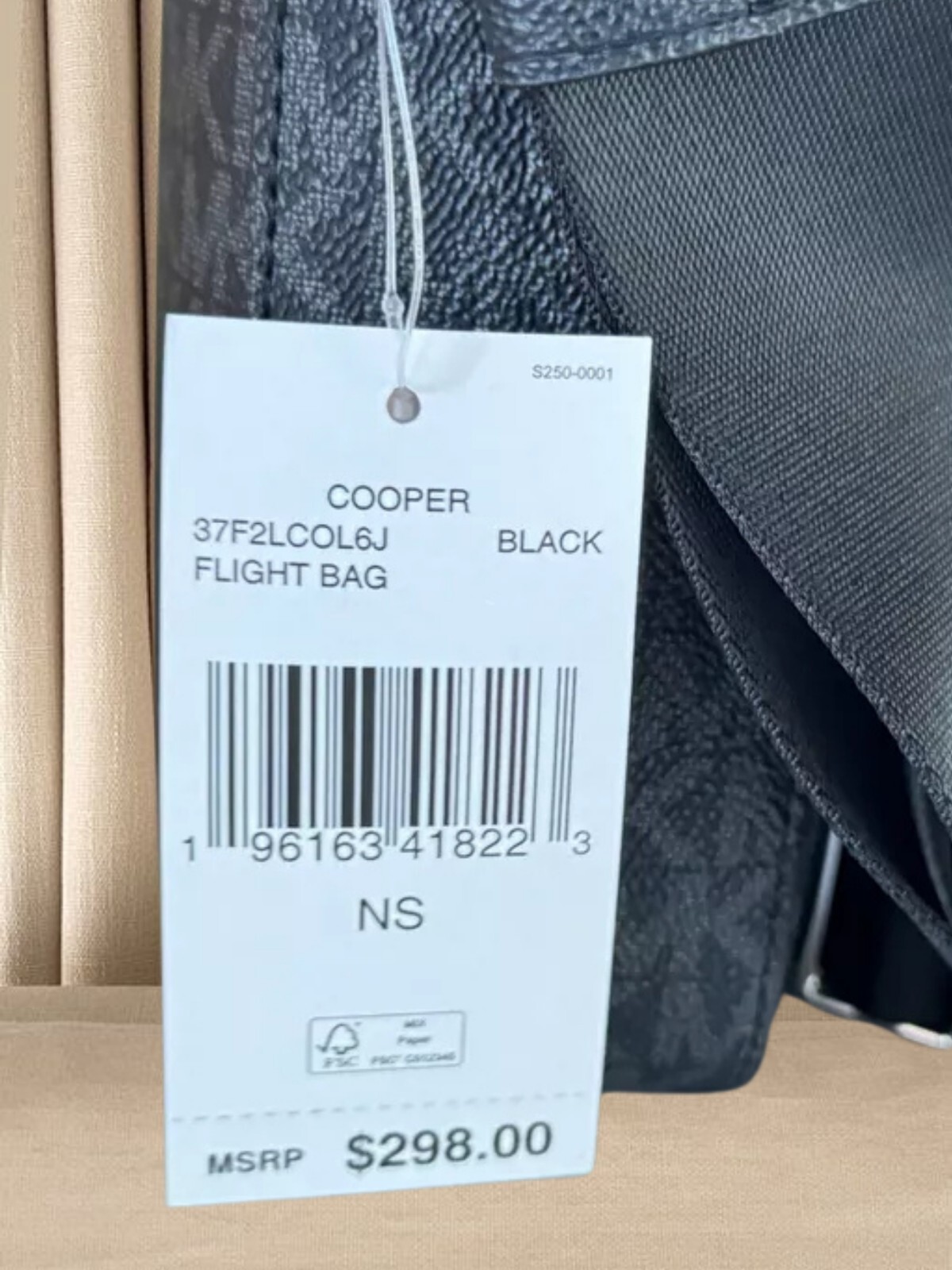 Michael Kors Cooper Men Signature Logo Shoulder Crossbody Flight Bag Variation