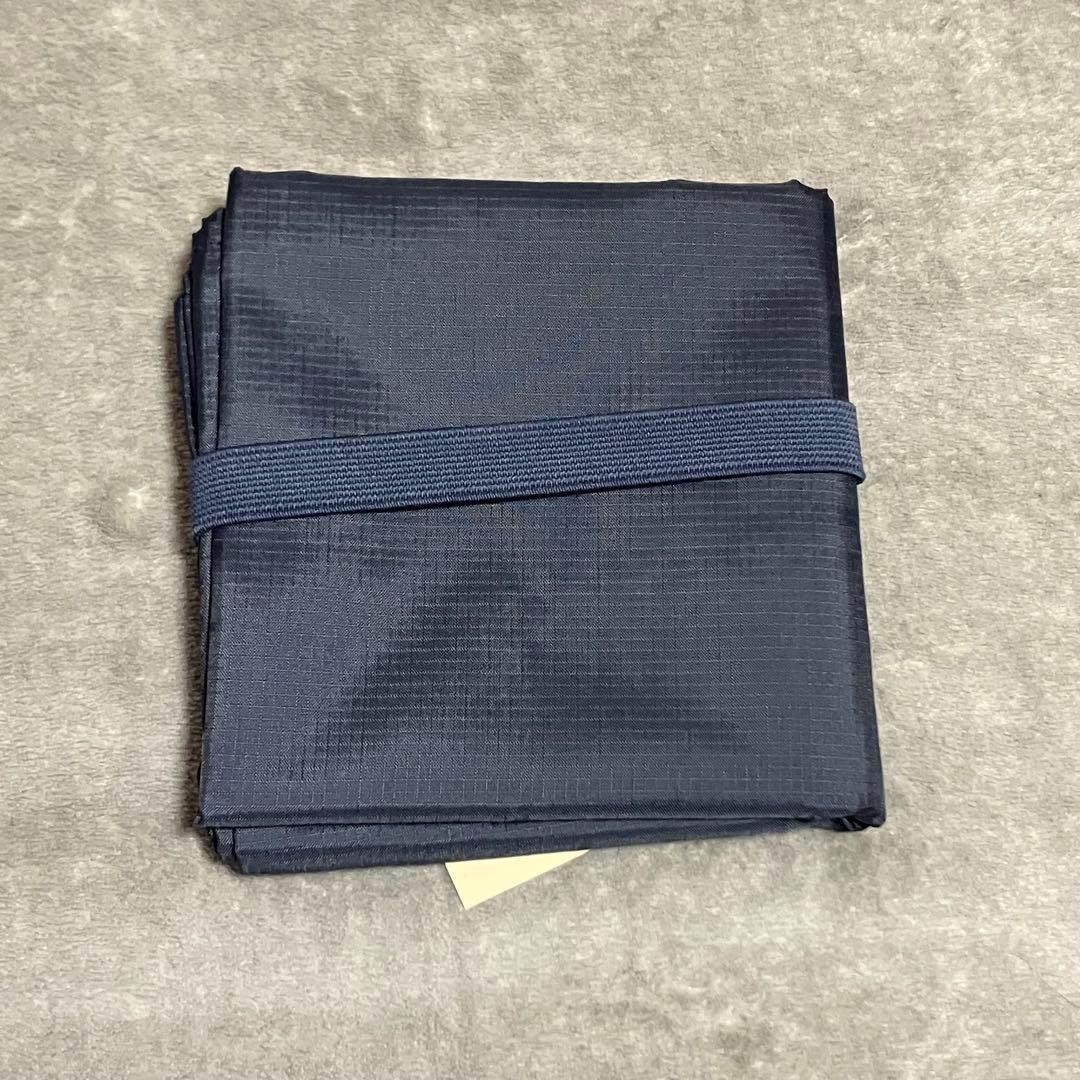 MUJI Bag Navy Nylon Solid Shoulder Mens Japan Used