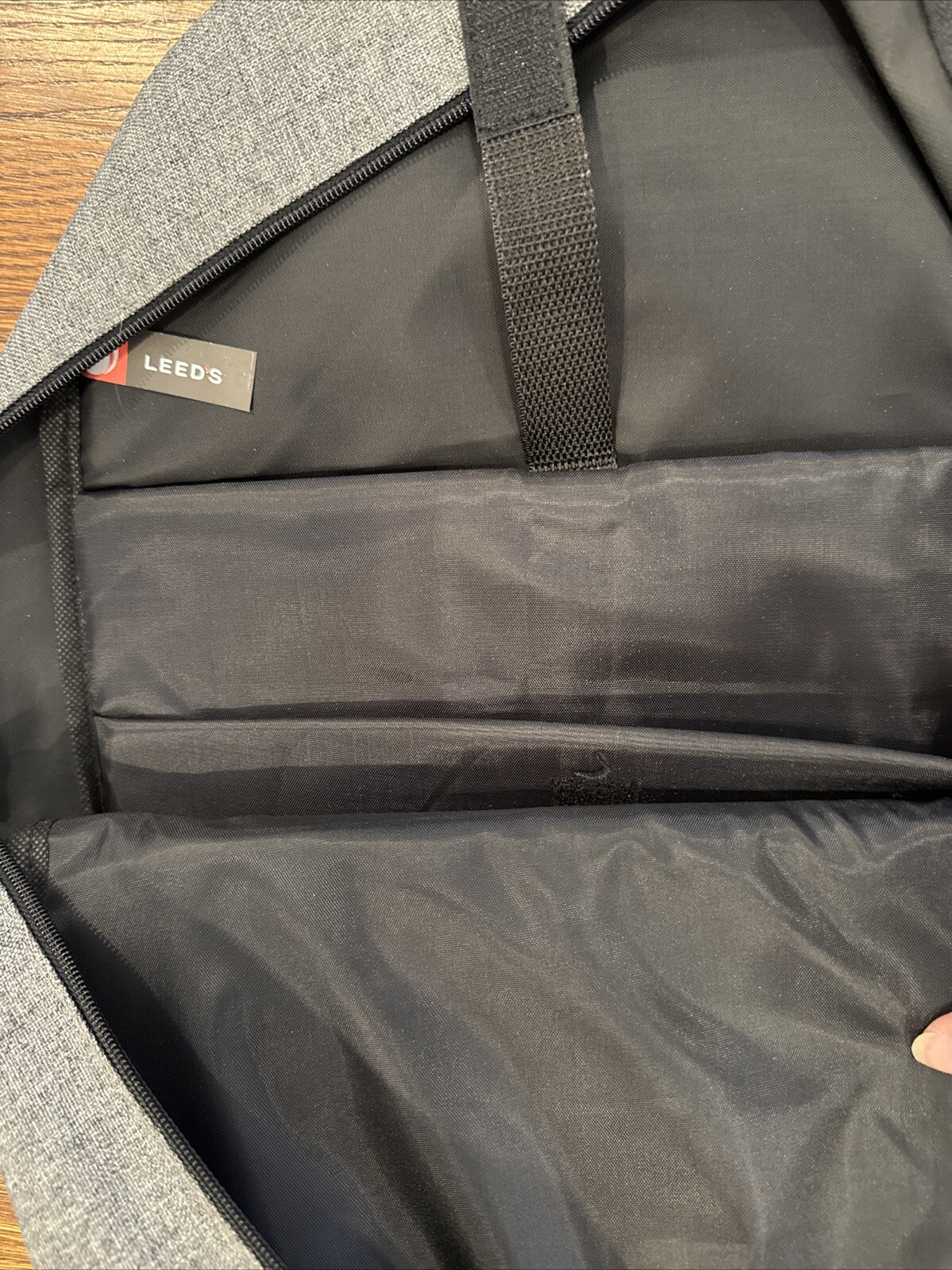 NWOT Leeds Deluxe 15″ Laptop Backpack Graphite #3450-34 “Turner” Branded Atlanta