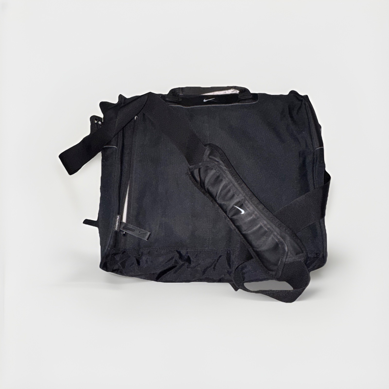 Vintage Nike Cordura Messenger Bag Shoulder Bag Black