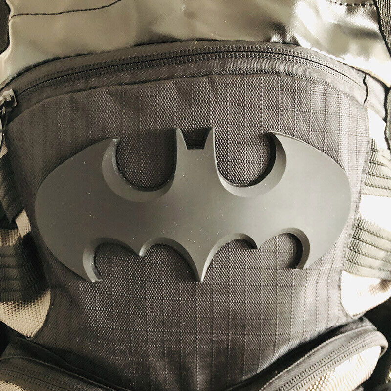 Black Knight Bat Batman Schoolbag Backpack Outdoor Travel Shoulder Bag Knapsack