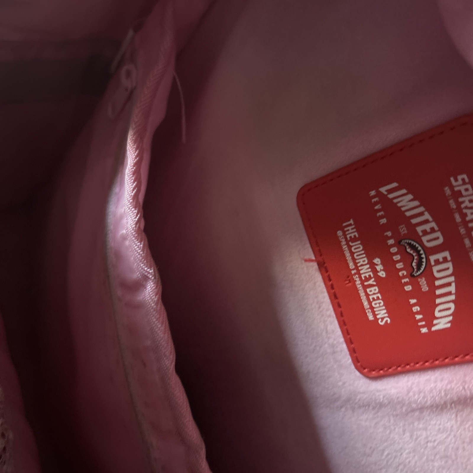 sprayground backpack pink panter prestige