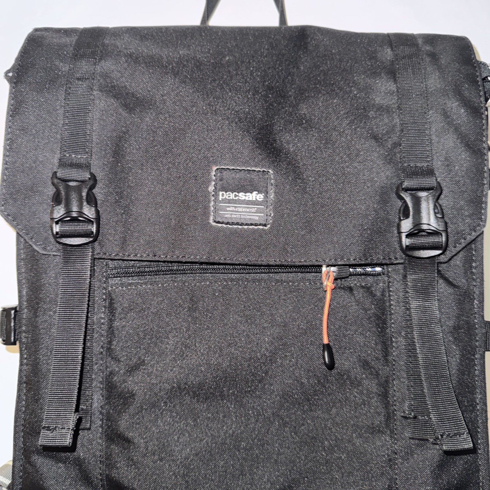 PACSAFE Slingsafe LX450 Backpack Black Anti-theft Backpack RFID Safe Exomesh