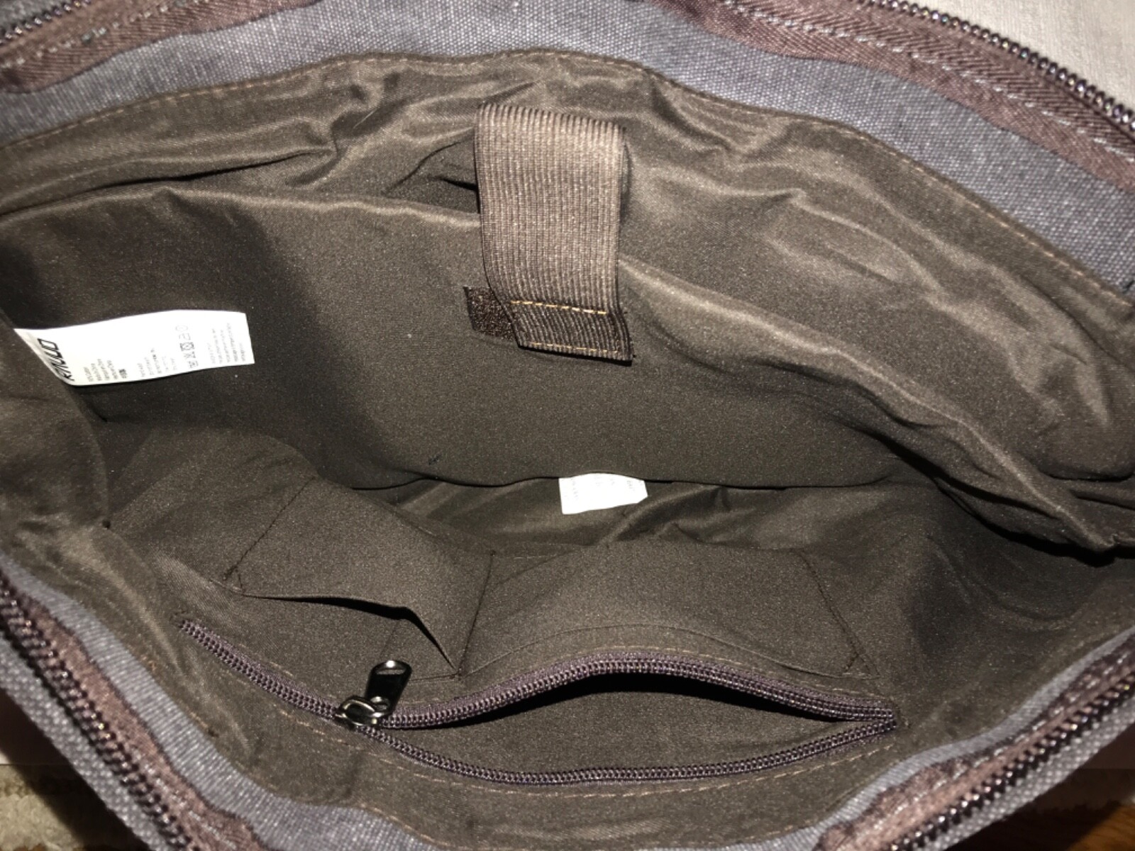 Ravuo Messenger Bag – Water Resistant – Canvas Satchel 15.6 17 Inch Laptop NWOT