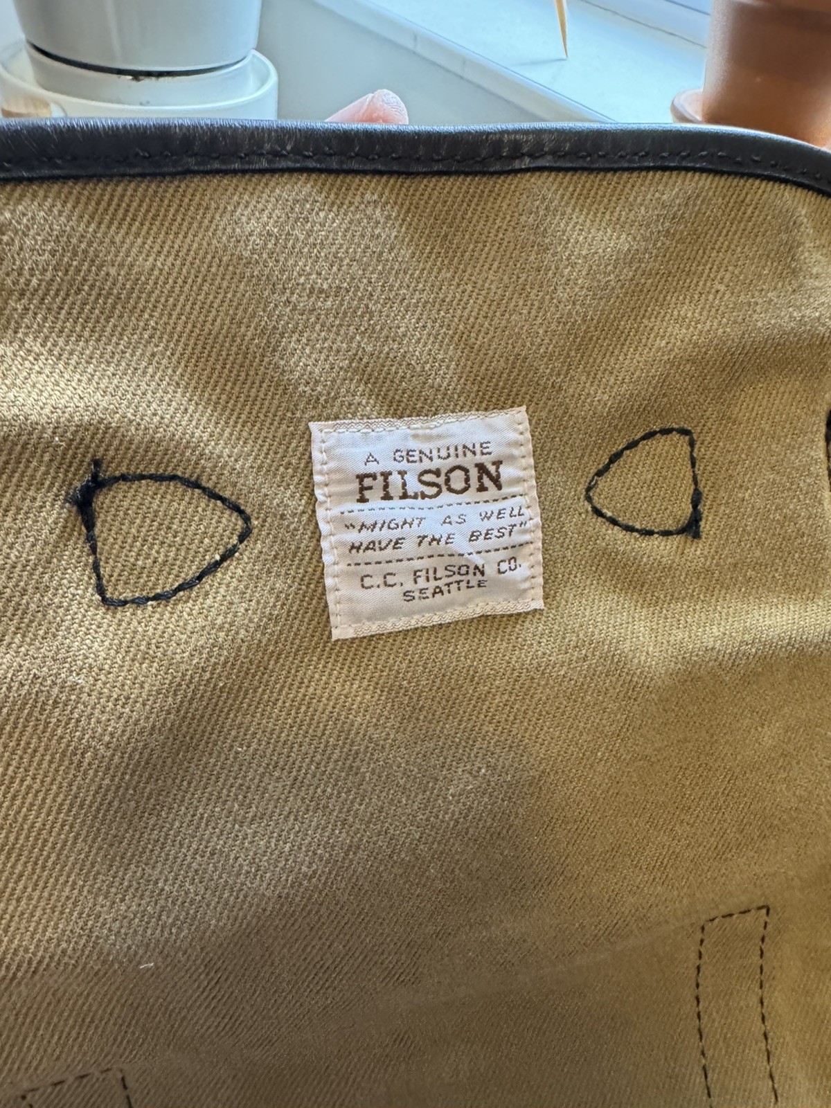 Filson Rucksack Twill Backpack – Tan