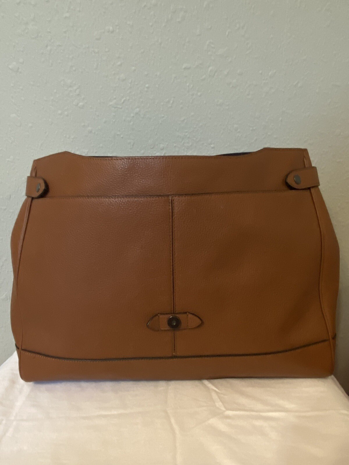 Coach Hudson Saddle Pebbled Leather Messenger Bag