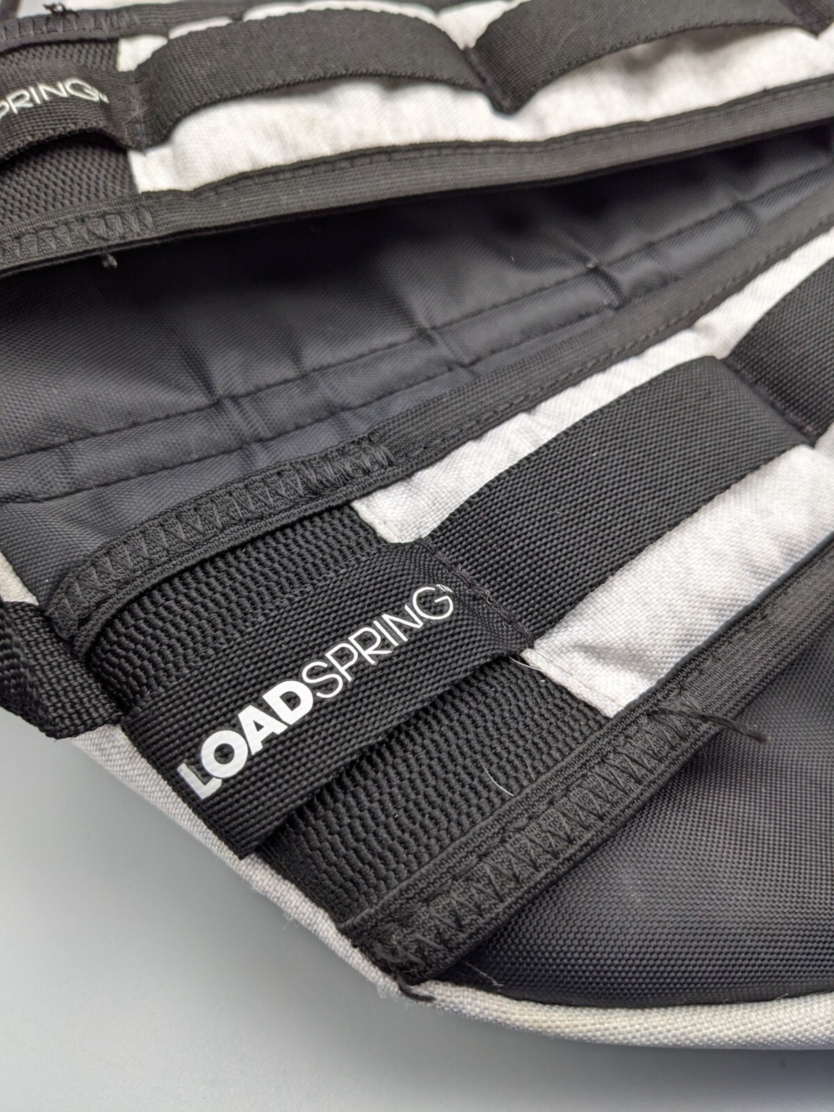 Adidas Backpack Load Spring Gray Black Multi-Pocket School Sports Lightweight