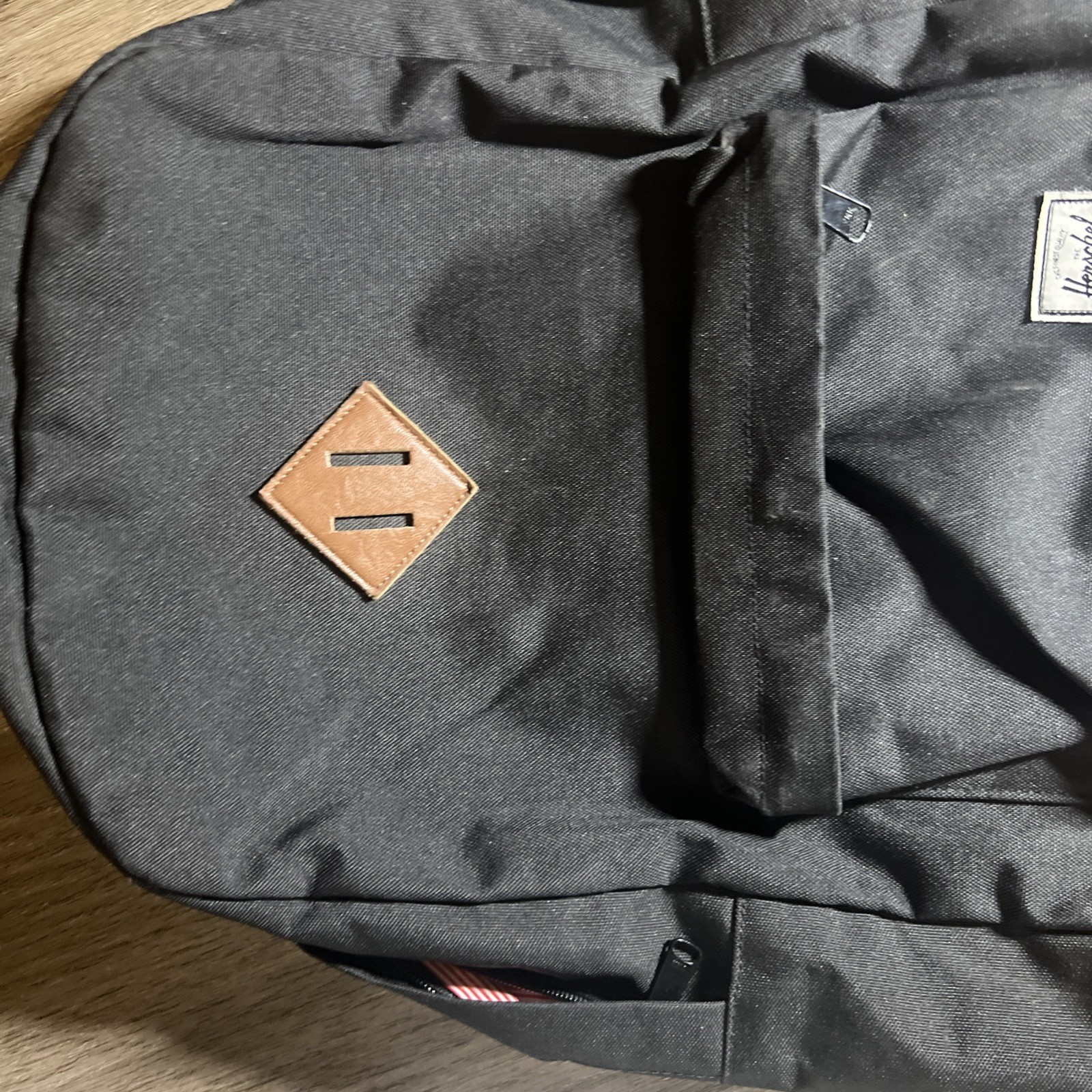 Herschel Heritage Backpack Synthetic Leather Black/Tan One Size