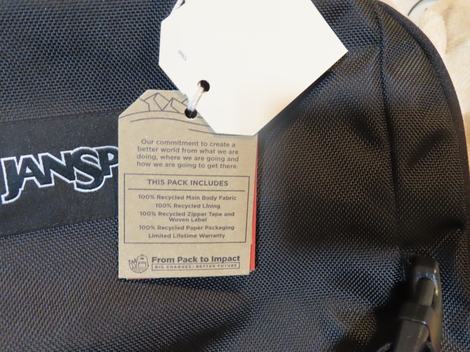 New JanSport JS0A85VC008 1680D Polyester Venture Large Backpack, NWT