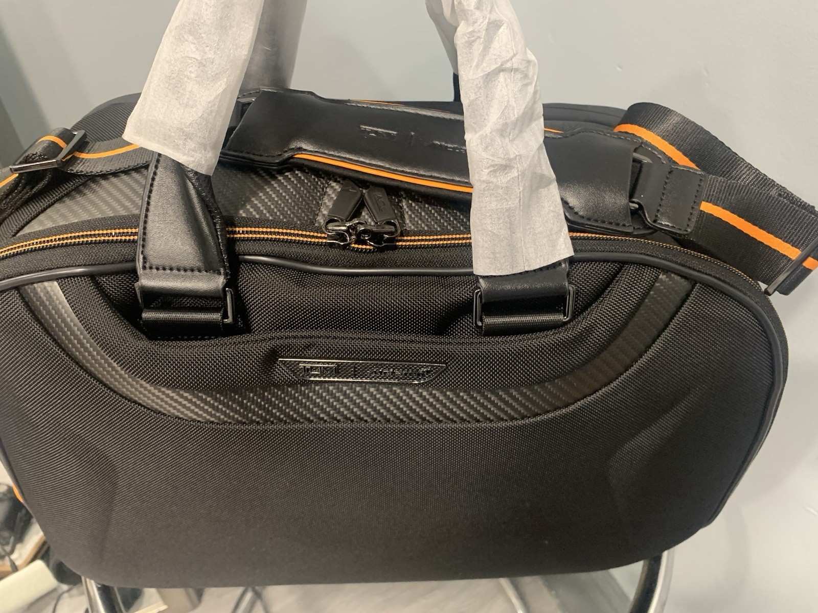 Tumi McLaren Quantum Duffel Bag $1395