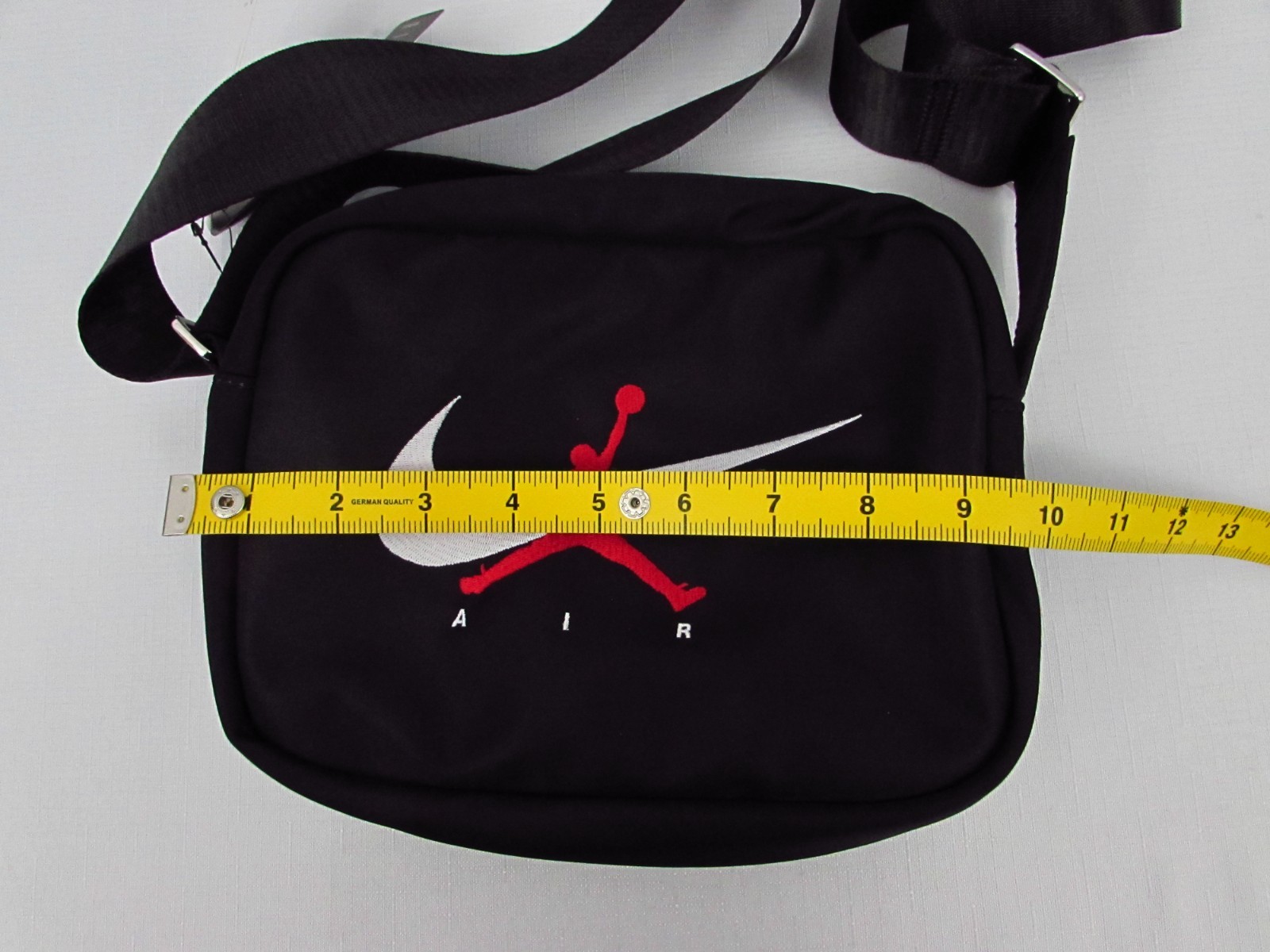 Nike Air Jordan Mini Messenger Bag Black Red Jumpman Crossbody Festival NWT.