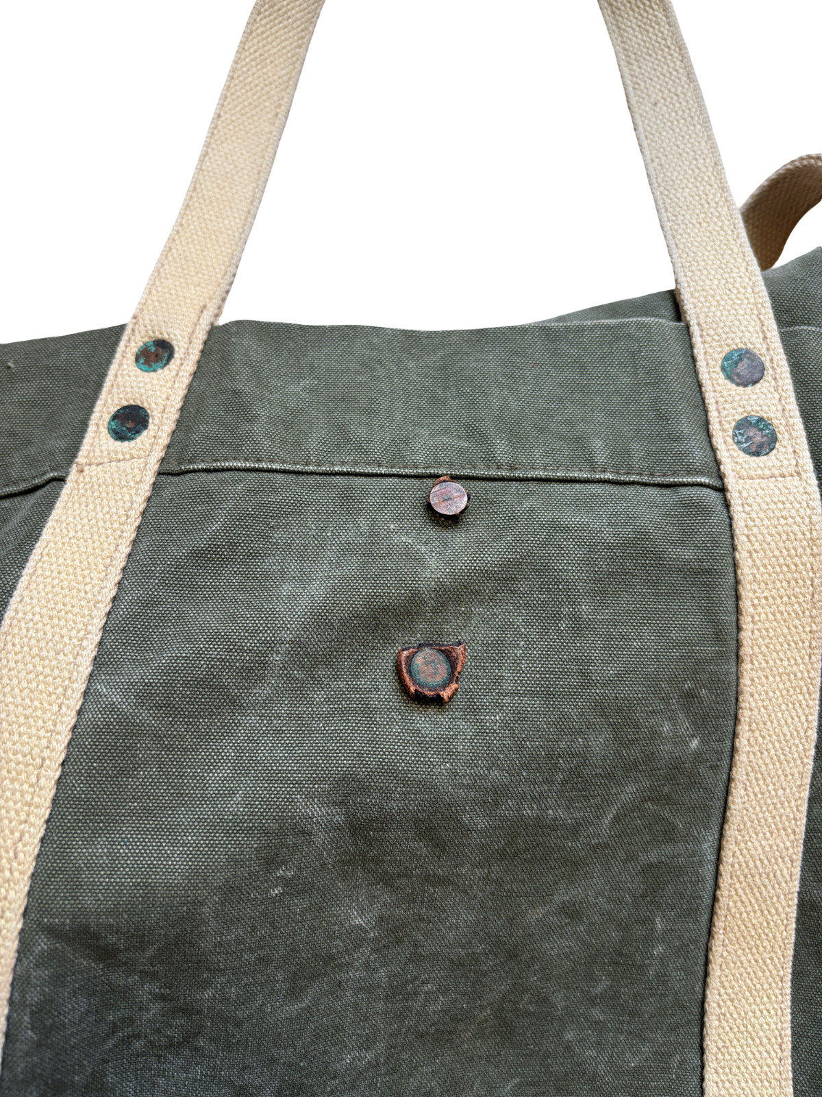 Vintage RRL Ralph Lauren Double RL Canvas Large Military Travel Tote Bag GRAIL