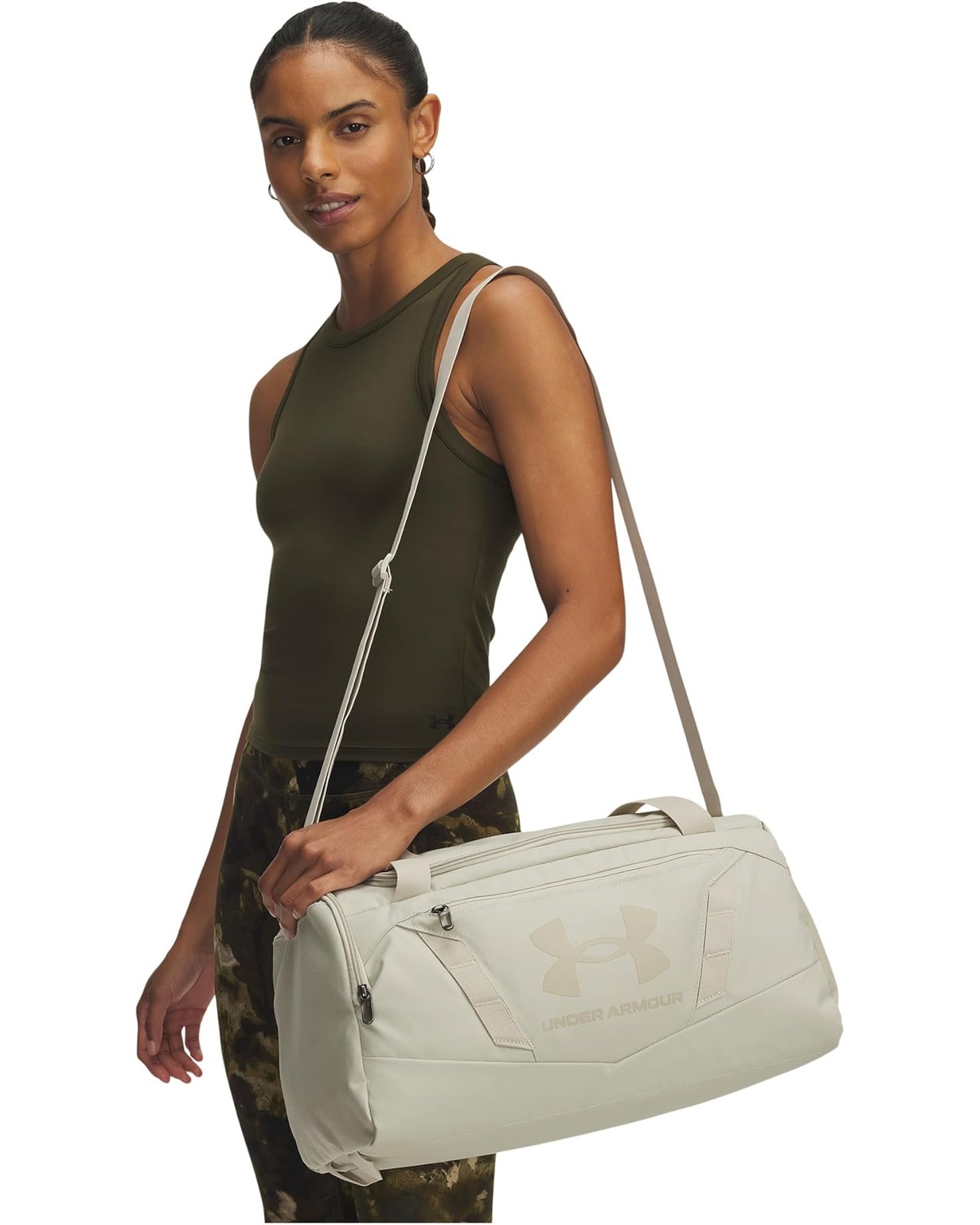 UNDER ARMOUR UA Undeniable 5.0 Small Duffle Bag Gym Training Bag – Khaki Tan 40L