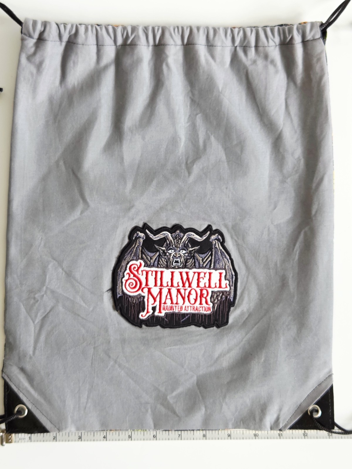 Stillwell Manor Haunted House Bag Drawstring Backpack Horror Halloween Indiana