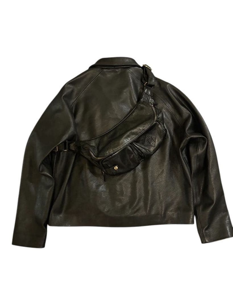 Unknown leather shoulder bag Y2K Sullen Used