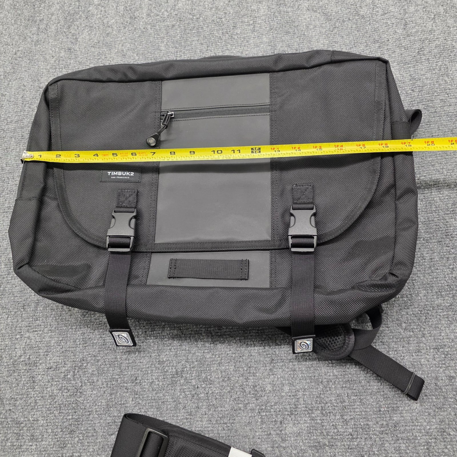 Timbuk2 X Dell Messenger Backpack Convertible 3 In 1 Black Canvas Laptop Bag