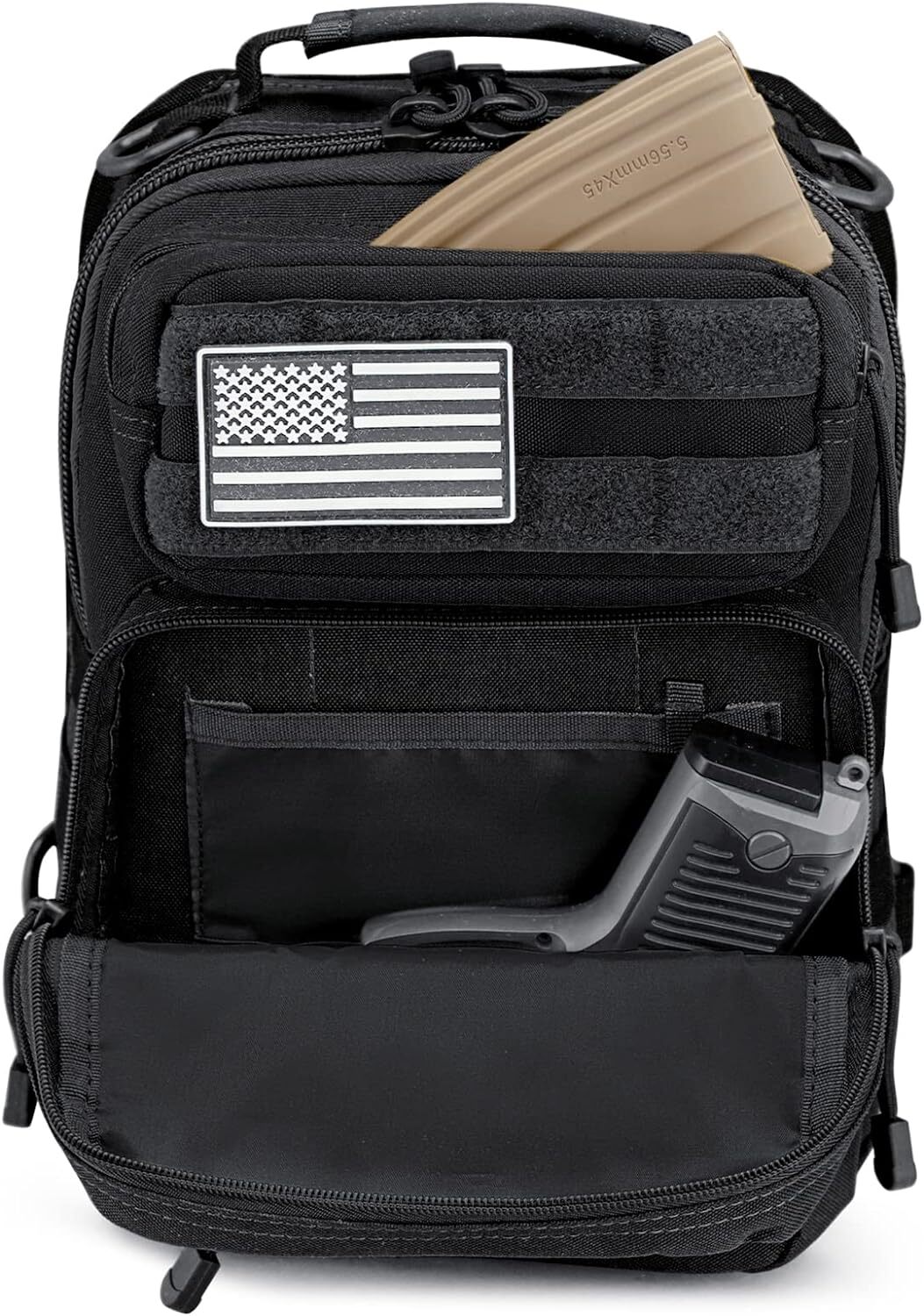 Tactical Sling Bag Backpack Military Shoulder Sling Pack Molle EDC Crossbody Bag