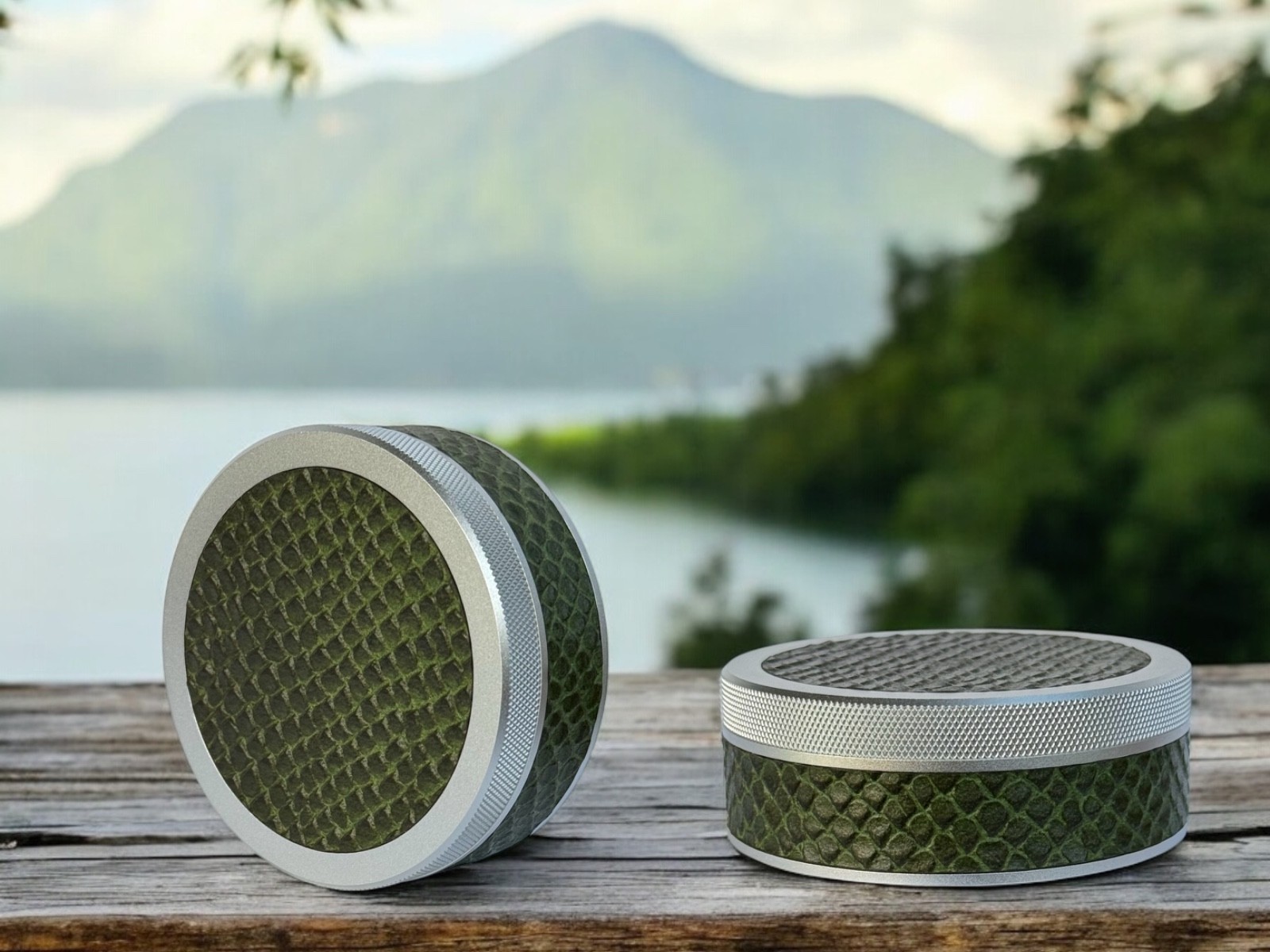 High Quality Aluminum & Leather Can for Zyn, Velo, Rogue Pouches | Zyn Container