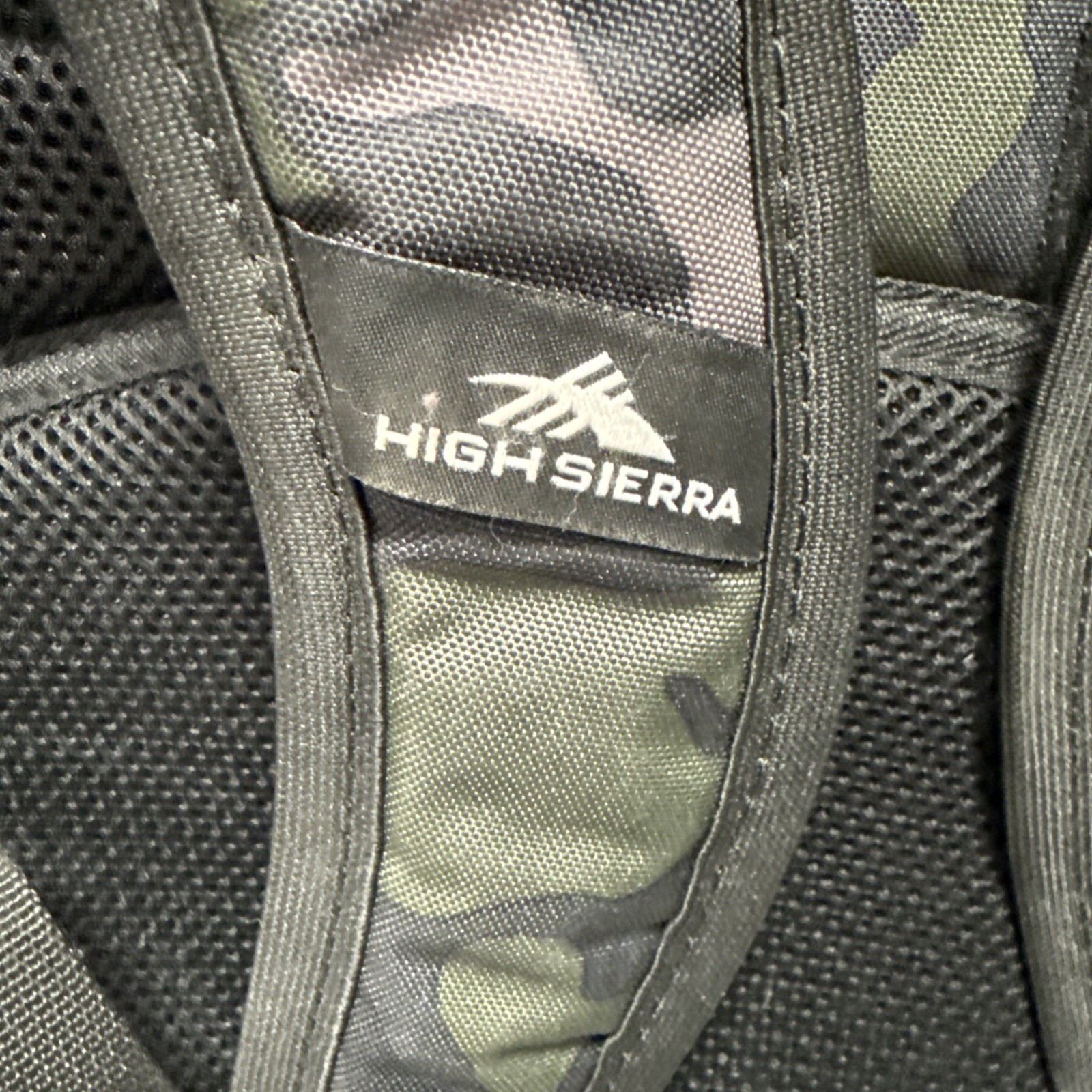 High Sierra Suspension Strap System Camo Computer Backpack