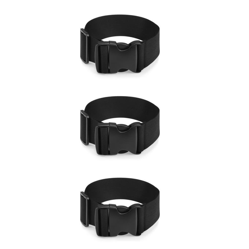 3 Count Universal Fanny Pack Belt Extender Adjustable Waist Strap Extension Bag