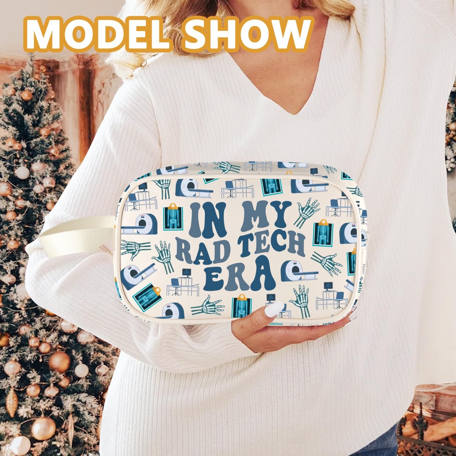 In My Rad Tech Era Makeup Bag Gift Xray RAD TECH ERA t-m