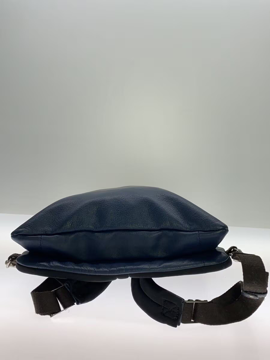 ultima TOKYO Leather Backpack, Navy