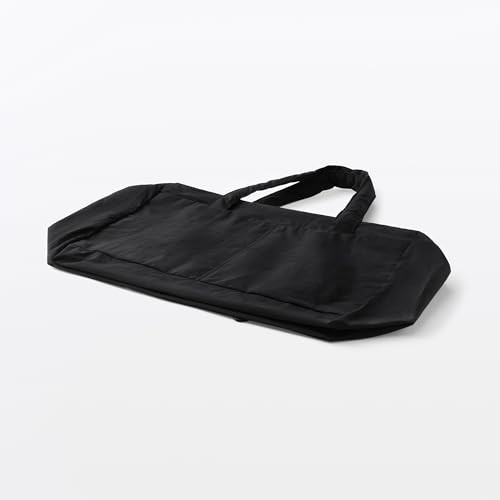 MUJI Recycled Nylon Foldable Boston Bag Travel Luggage Tote Black from JP